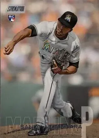 2018 Stadium Club #1 - Sandy Alcantara - Miami Marlins