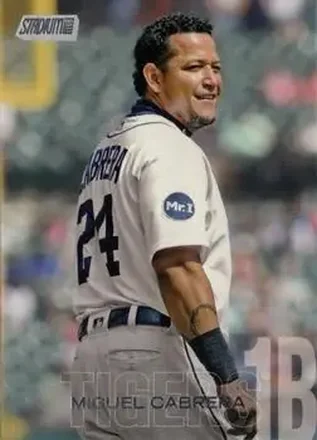 2018 Stadium Club #2 - Miguel Cabrera - Detroit Tigers