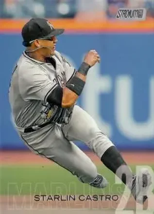 2018 Stadium Club #8 - Starlin Castro - Miami Marlins