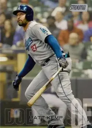 2018 Stadium Club #10 - Matt Kemp - Los Angeles Dodgers