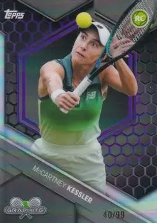 2026 Topps Graphite - Purple Refractor #12 - McCartney Kessler