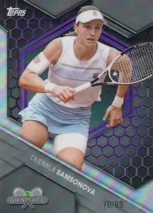 2026 Topps Graphite - Purple Refractor #31 - Liudmila Samsonova