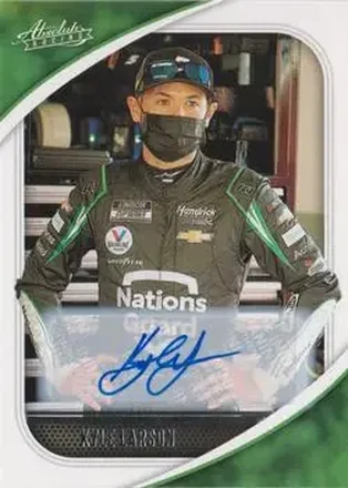 2021 Panini Chronicles - Absolute Autographs #18 - Kyle Larson - Hendrick Motorsports
