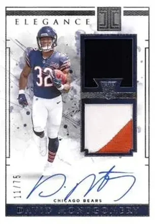 2019 Panini Impeccable #111 - David Montgomery - Chicago Bears