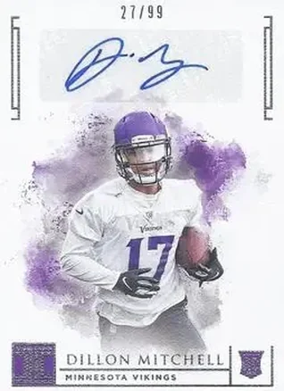 2019 Panini Impeccable #148 - Dillon Mitchell - Minnesota Vikings