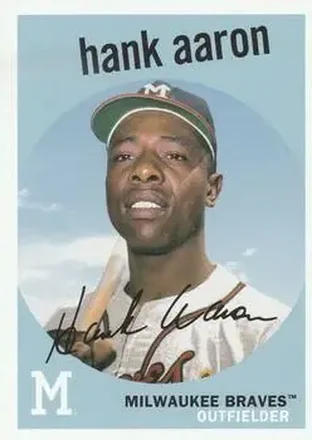 2018 Topps Archives #1 - Hank Aaron - Milwaukee Braves