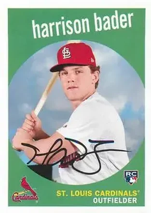 2018 Topps Archives #16 - Harrison Bader - St. Louis Cardinals