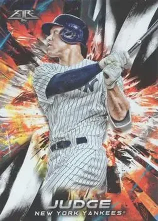 2018 Topps Fire #1 - Aaron Judge - New York Yankees