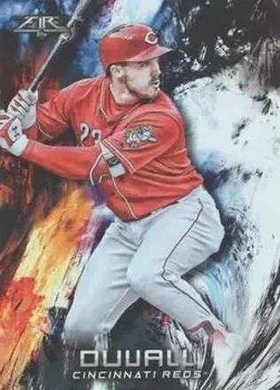 2018 Topps Fire #4 - Adam Duvall - Cincinnati Reds