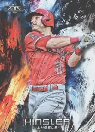 2018 Topps Fire #7 - Ian Kinsler - Los Angeles Angels