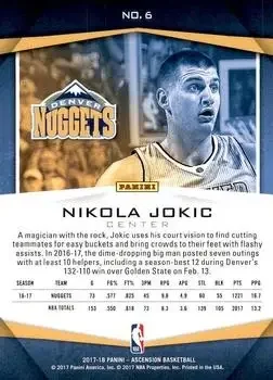 Back of Nikola Jokić