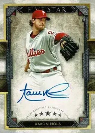 2018 Topps Five Star #FSA-AN - Aaron Nola - Philadelphia Phillies