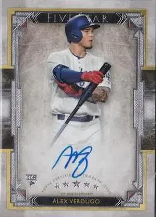 2018 Topps Five Star #FSA-AV - Alex Verdugo - Los Angeles Dodgers