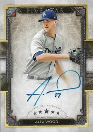 2018 Topps Five Star #FSA-AW - Alex Wood - Los Angeles Dodgers