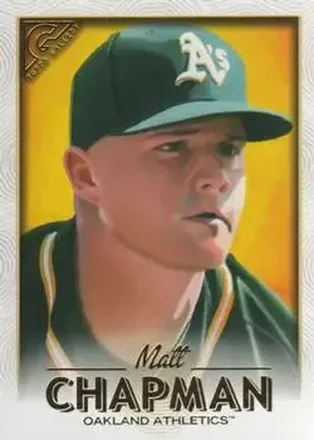 2018 Topps Gallery #11 - Matt Chapman - Oakland Athletics
