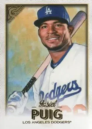 2018 Topps Gallery #18 - Yasiel Puig - Los Angeles Dodgers