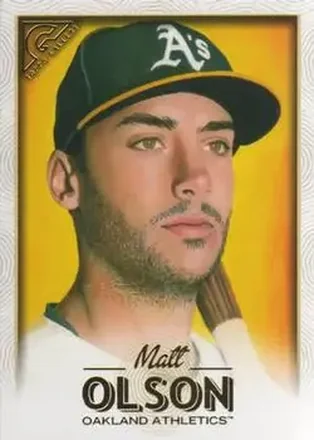 2018 Topps Gallery #27 - Matt Olson - Oakland Athletics