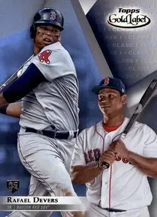 2018 Topps Gold Label #1 - Rafael Devers - Boston Red Sox