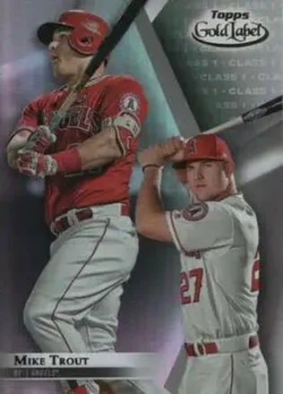 2018 Topps Gold Label #6 - Mike Trout - Los Angeles Angels