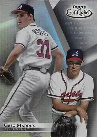 2018 Topps Gold Label #7 - Greg Maddux - Atlanta Braves