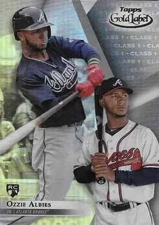 2018 Topps Gold Label #10 - Ozzie Albies - Atlanta Braves