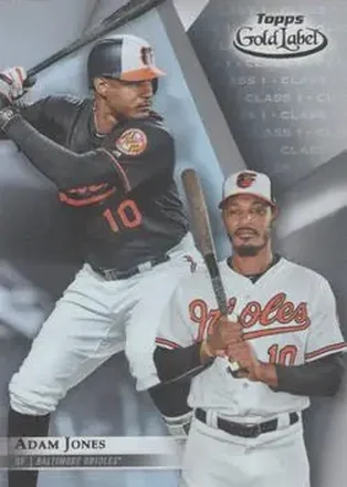 2018 Topps Gold Label #12 - Adam Jones - Baltimore Orioles