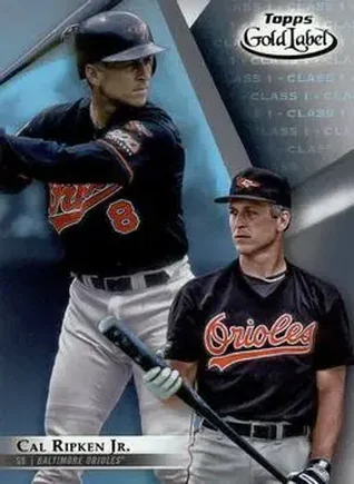 2018 Topps Gold Label #13 - Cal Ripken - Baltimore Orioles