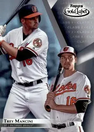 2018 Topps Gold Label #14 - Trey Mancini - Baltimore Orioles