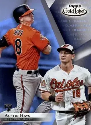 2018 Topps Gold Label #15 - Austin Hays - Baltimore Orioles