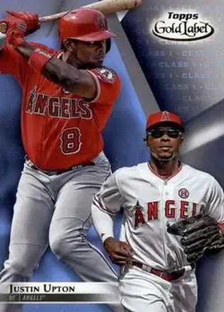 2018 Topps Gold Label #16 - Justin Upton - Los Angeles Angels