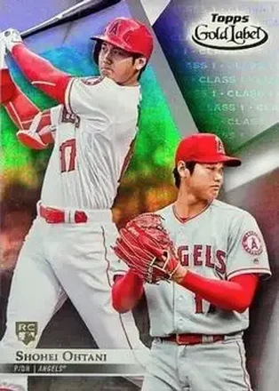 2018 Topps Gold Label #17 - Shohei Ohtani - Los Angeles Angels
