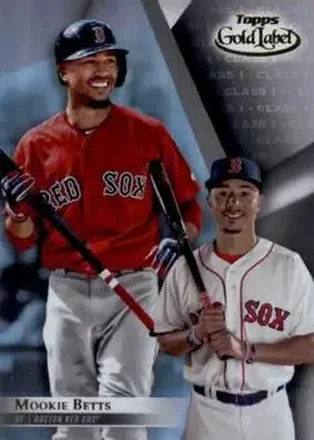 2018 Topps Gold Label #20 - Mookie Betts - Boston Red Sox