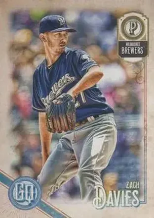 2018 Topps Gypsy Queen #11 - Zach Davies - Milwaukee Brewers