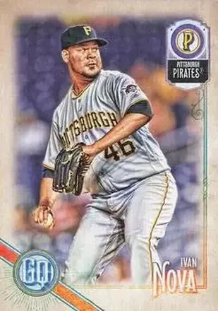 2018 Topps Gypsy Queen #13 - Ivan Nova - Pittsburgh Pirates