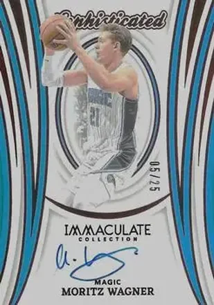 2023-24 Panini Immaculate Collection - Sophisticated Signatures Red #SSS-MWO - Moritz Wagner - Orlando Magic