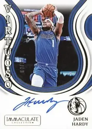 2023-24 Panini Immaculate Collection - Virtuoso Autographs #VA-JHD - Jaden Hardy - Dallas Mavericks
