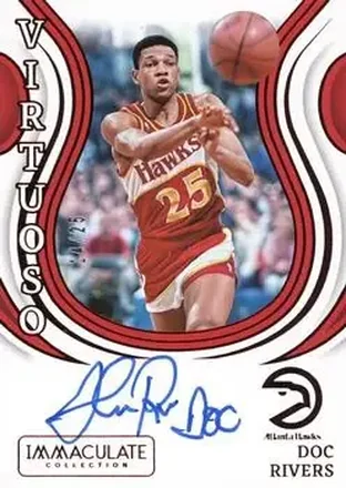 2023-24 Panini Immaculate Collection - Virtuoso Autographs Red #VA-DOC - Doc Rivers - Atlanta Hawks