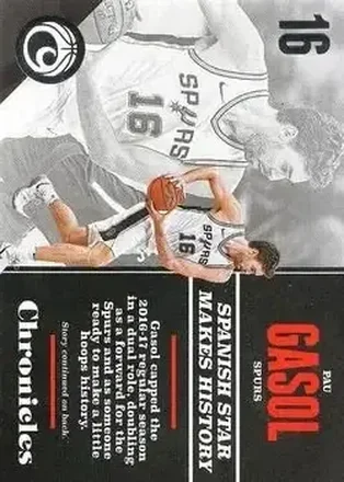 2017-18 Panini Chronicles #1 Pau Gasol