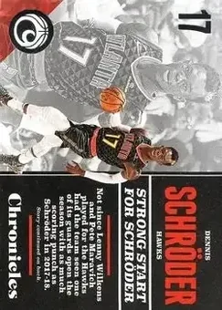 2017-18 Panini Chronicles #4 - Dennis Schroder - Atlanta Hawks