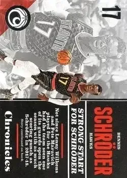 2017-18 Panini Chronicles #4 Dennis Schroder