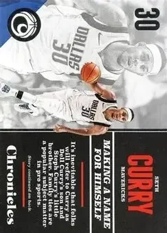 2017-18 Panini Chronicles #8 - Seth Curry - Dallas Mavericks 2017-18 Panini Chronicles #8 - Seth Curry - Dallas Mavericks