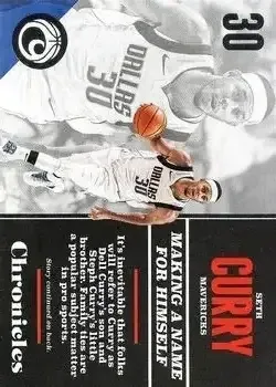 2017-18 Panini Chronicles #8 Seth Curry