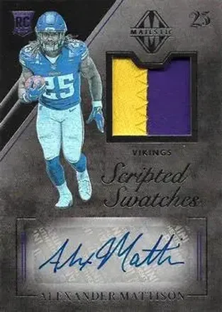 2019 Panini Majestic #134 - Alexander Mattison - Minnesota Vikings