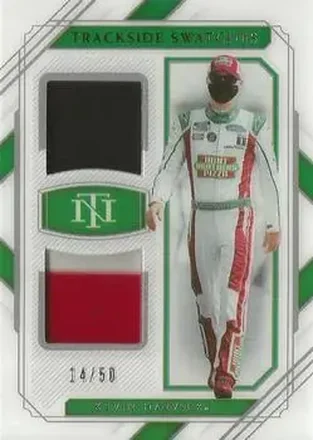 2021 Panini National Treasures - Trackside Swatches #TS-KH - Kevin Harvick - Stewart-Haas Racing