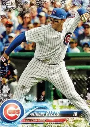 2018 Topps Holiday #HMW5 - Anthony Rizzo - Chicago Cubs