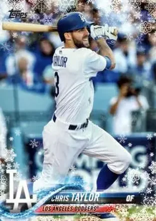 2018 Topps Holiday #HMW9 - Chris Taylor - Los Angeles Dodgers