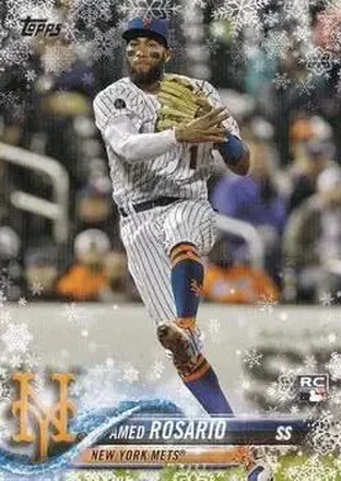 2018 Topps Holiday #HMW10 - Amed Rosario - New York Mets
