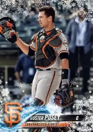 2018 Topps Holiday #HMW12 - Buster Posey - San Francisco Giants