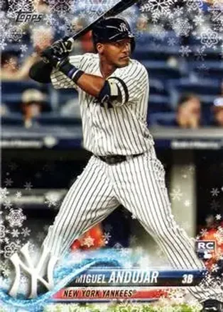 2018 Topps Holiday #HMW14 - Miguel Andujar - New York Yankees