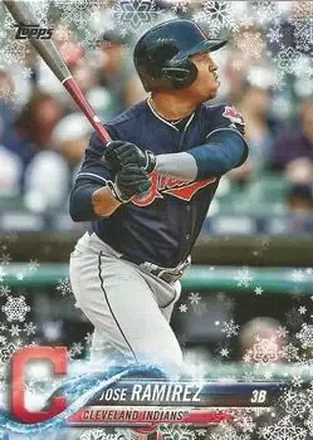2018 Topps Holiday #HMW15 - José Ramírez - Cleveland Indians